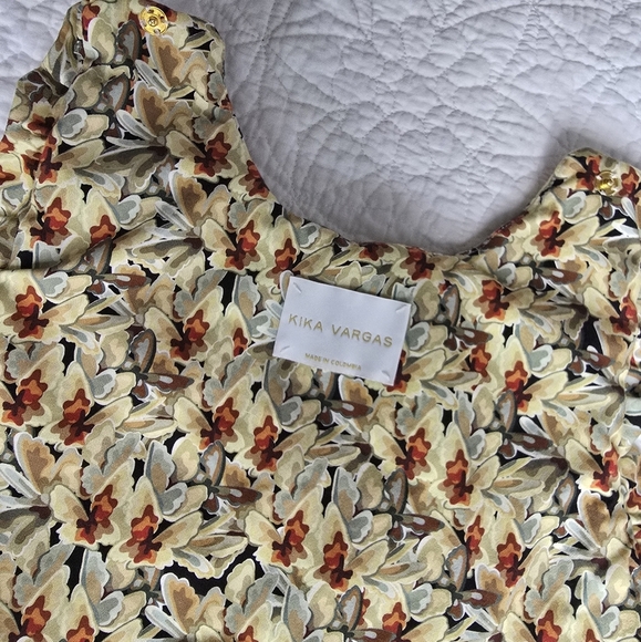 Kika Vargas Baby Quilted Ruffle Edge Floral Print Sleep Sack Wearable Blanket - Picture 5 of 14